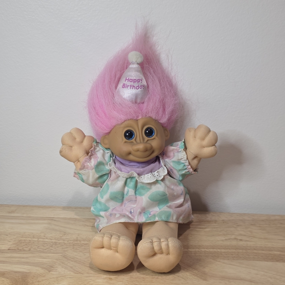 Russ Happy Birthday Trolls Doll